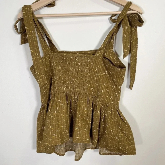 Madewell  Rosalie Tie-strap Tank Tops In Daisy Stitch - Picture 13 of 13